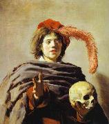 Frans Hals Youth with skull by Frans Hals USA oil painting artist